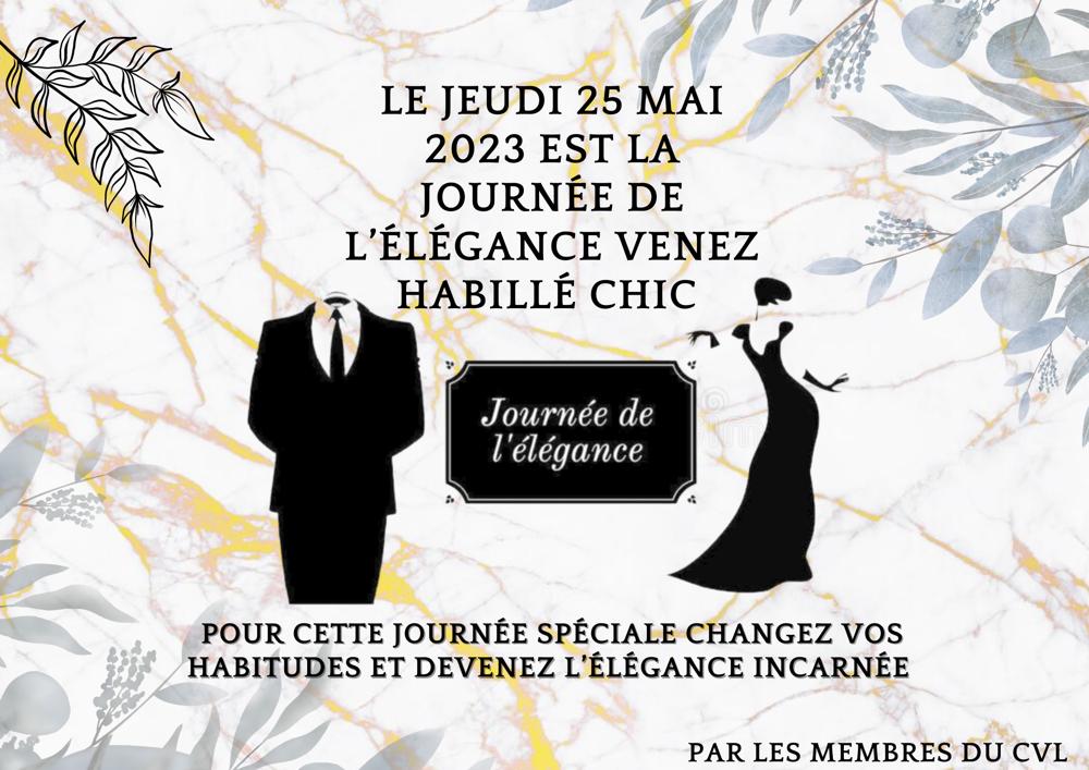 Affiche Journée de l'élégance