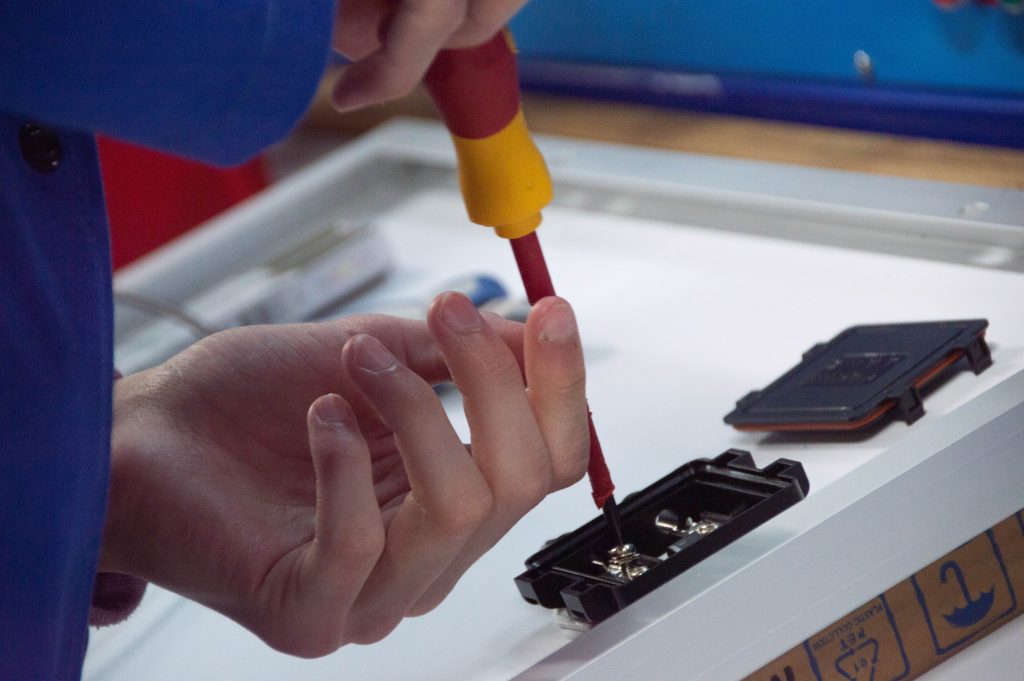 Les élèves de 1MELEC travaillent sur le projet de résidence Pro