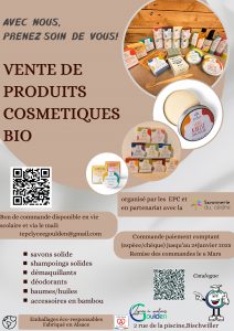 Affiche CAP EPC : vente produits cosmétiques