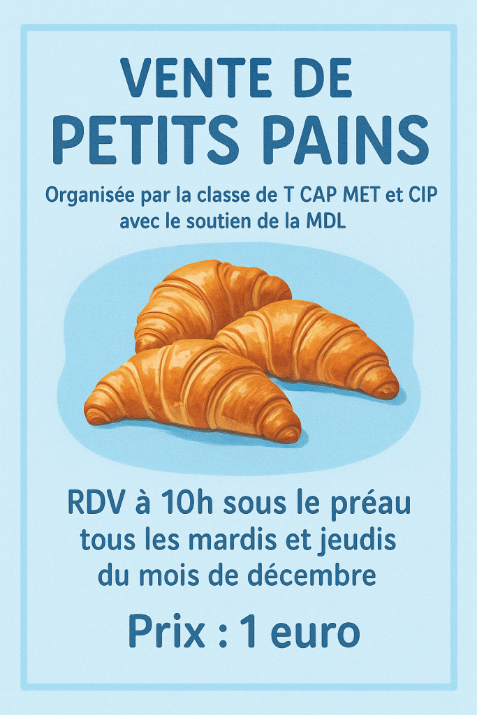 Vente de petits pains