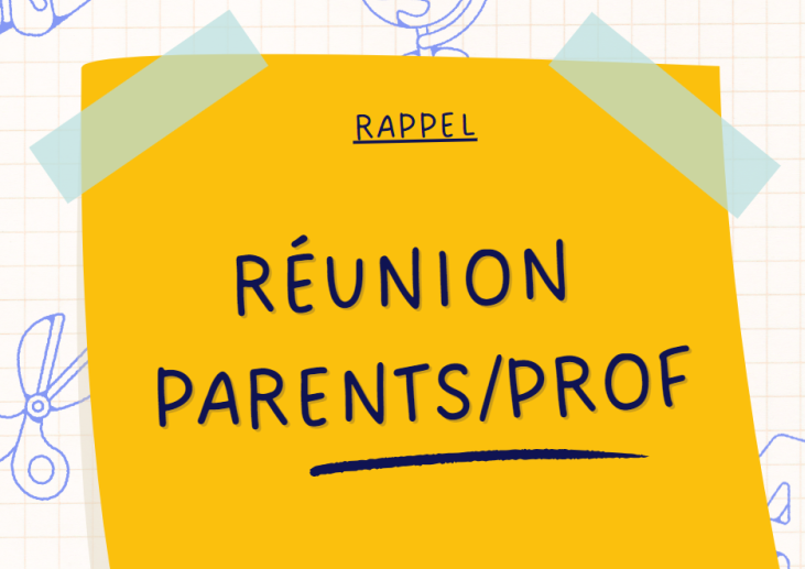 Réunion parents-professeurs
